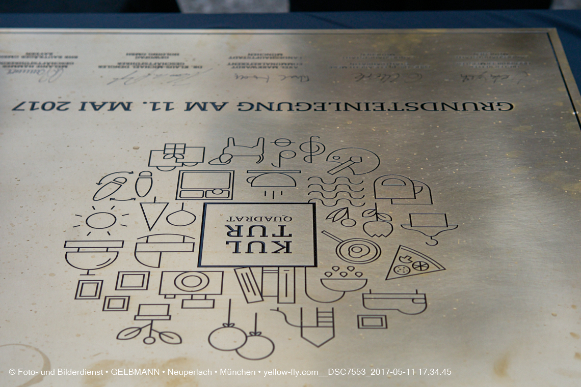 11. Mai 2017 - Grundsteinlegung für die LOGE und dem Kulturquadrat in Neuperlach